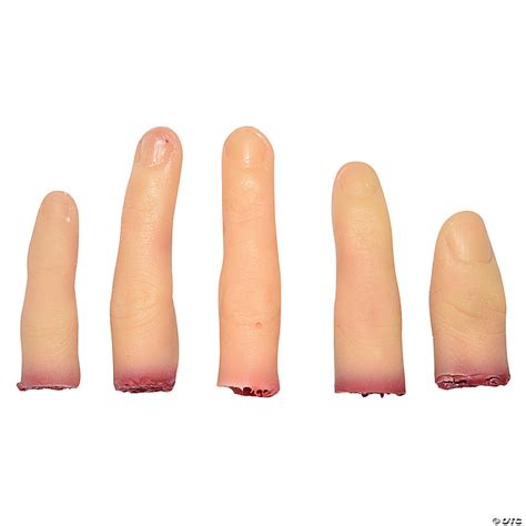 Realistic Severed Finger Decorations - 5 Pc. | Oriental Trading