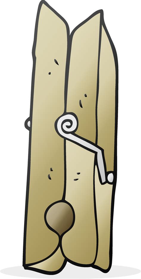 cartoon wooden peg 12296302 Vector Art at Vecteezy