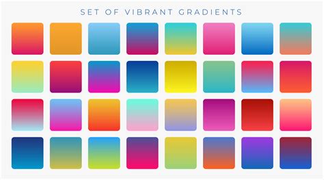 bright vibrant set of gradients background - Download Free Vector Art ...