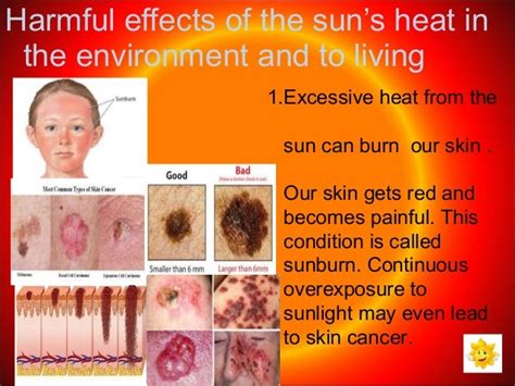 2. effects of the sun's heat and light