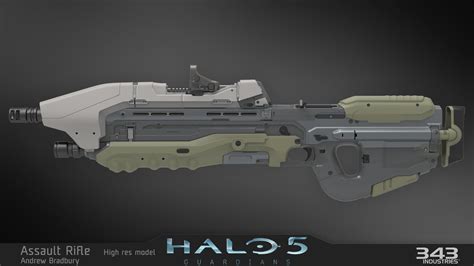 ArtStation - Halo 5 Assault Rifle