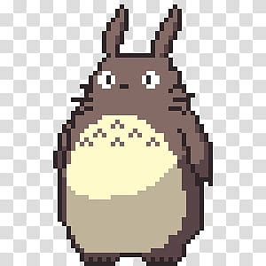 Totoro Pixel Art Png