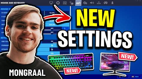 Mongraal Is BACK, but with NEW Settings! (UPDATED SENS) - YouTube