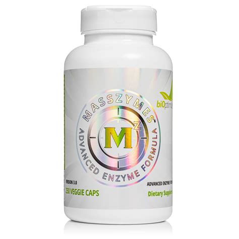 MassZymes by BiOptimizers - A Digestive Enzyme Supplement (250 Capsules ...