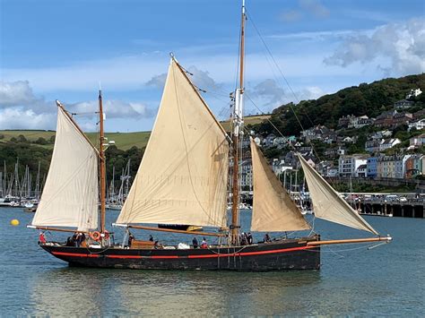 Brixham Trawler Gaff Ketch wooden sailing charter vessel For Sale