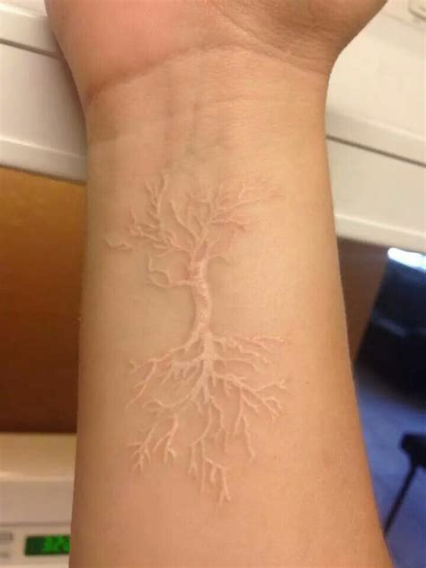 40+ Stylish White Ink Tattoos Ideas You Will Love Today - | Skin color ...