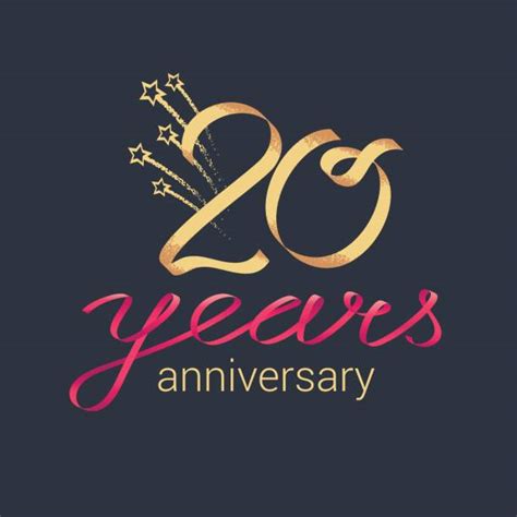 Royalty Free 20th Anniversary Clip Art, Vector Images & Illustrations ...