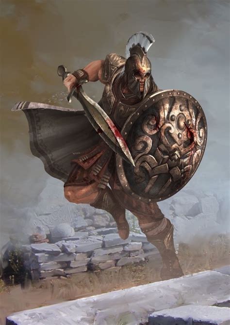 Diomedes - Artwork by Stéphane Gantiez | Ancient warriors, Spartan ...