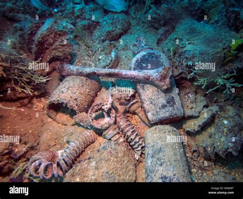 Human remains and other artefacts on a sunken Imperial Japanese Navy ...