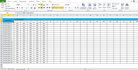 Behavior Chart Template