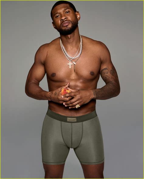 Usher Strips Down for Shirtless Skims Photo Shoot to Kick Off Super ...