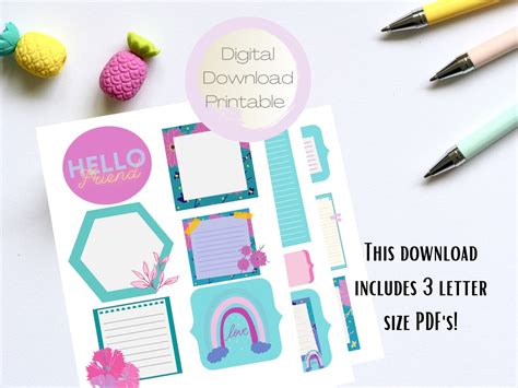 Pen Pal Snail Mail digital Download Paper - Etsy