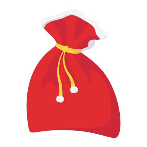 Christmas sack cartoon icon 14193060 Vector Art at Vecteezy