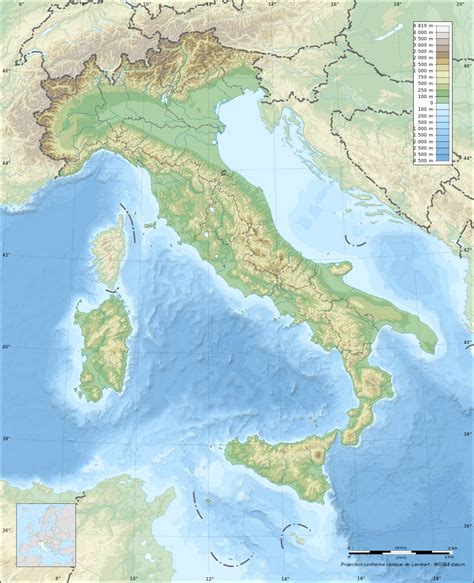 File:Italy topographic map-blank.svg | Vesuv, Elba italien, Italien