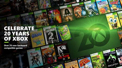 Celebrate 20 years of Xbox with over 70 new Backward Compatible Games ...