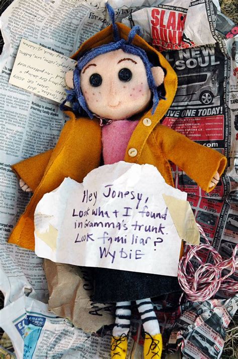 Box #11 - Coraline Doll with Quote | Coraline doll, Coraline, Coraline ...