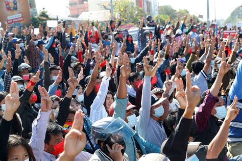 Myanmar protesters march again, defying ban on gatherings