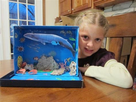 arctic ecosystem diorama | Just before Thanksgiving she brought home a ...