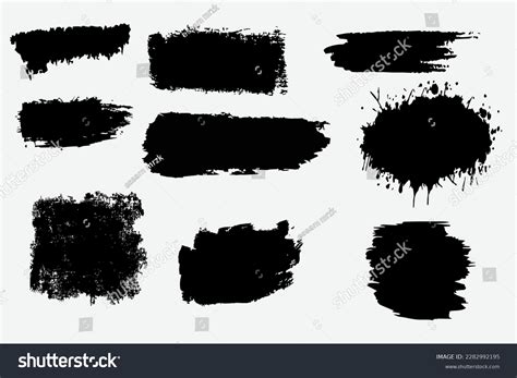 Spots Vectors Designs Brushes Shapes Stock Vector (Royalty Free ...