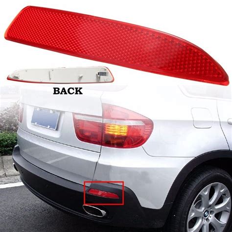 Right Side Red Rear Bumper Reflector Light For BMW X5 E70 2007-2013 ...