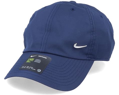 Metal Swoosh Cap Obsidian Blue Adjustable - Nike caps - Hatstoreworld.com