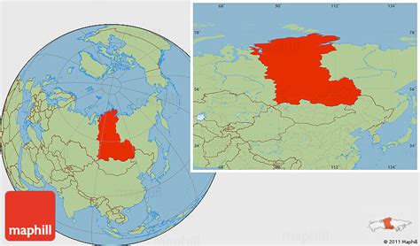 Where Is Siberia On A World Map – Interactive Map