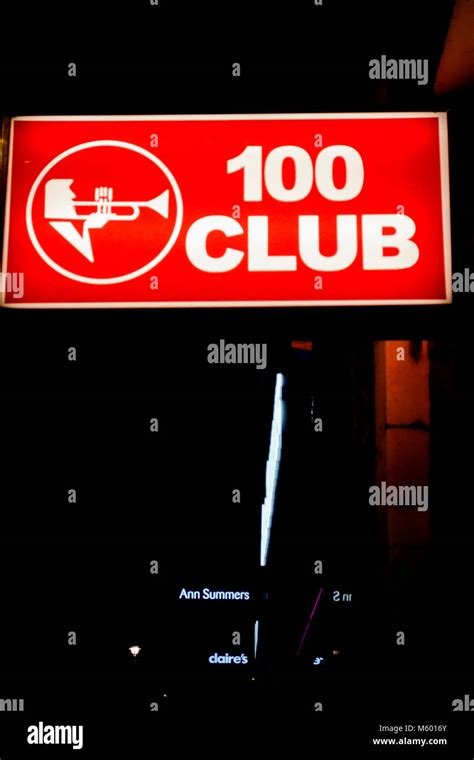 100 Club, Oxford Street, Fitzrovia, London, W1, UK Stock Photo - Alamy