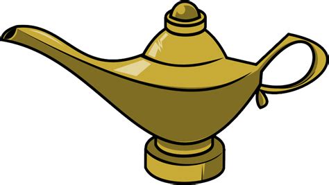 Free Magic Lamp Clipart Cartoon