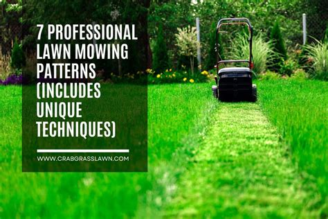 7 Professional Lawn Mowing Patterns (includes UNIQUE Techniques) (2024 ...