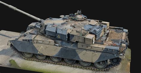 ArtStation - Chieftain Tank Scan. | Resources