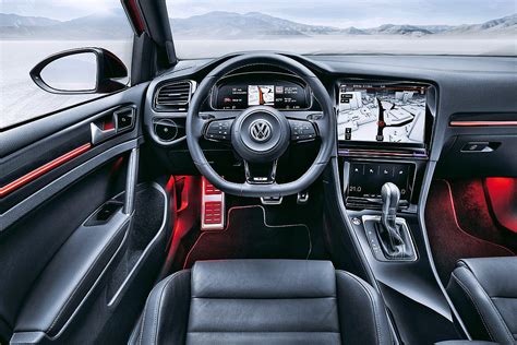 2019 VW Golf R Touch interior press image