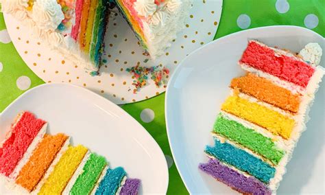 Rainbow Cake - Indecision & Cake