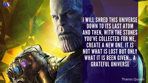 Thanos Quotes Endgame And Infinity War - ShortQuotes.cc