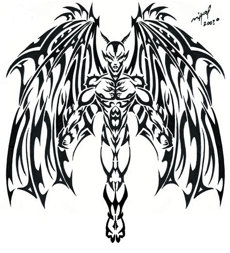 Devil Wings Drawing at GetDrawings | Free download