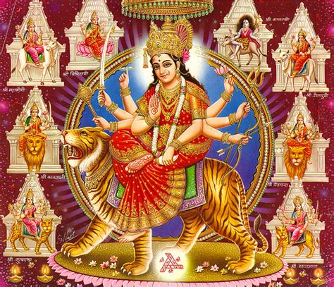 Nine Forms of Goddess Durga – Shree Hindu Temple and Community Centre ...