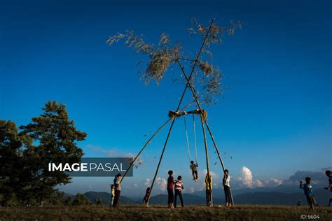 Dashain Linge Ping - buy images of Nepal, stock photography Nepal