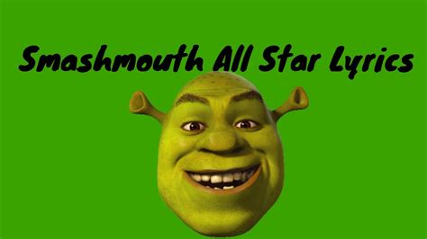 shrek ALL STAR LYRICS - YouTube