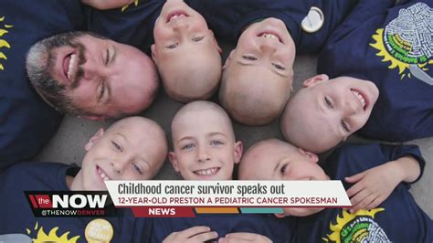 Childhood cancer survivor 'fights' for other kids - YouTube