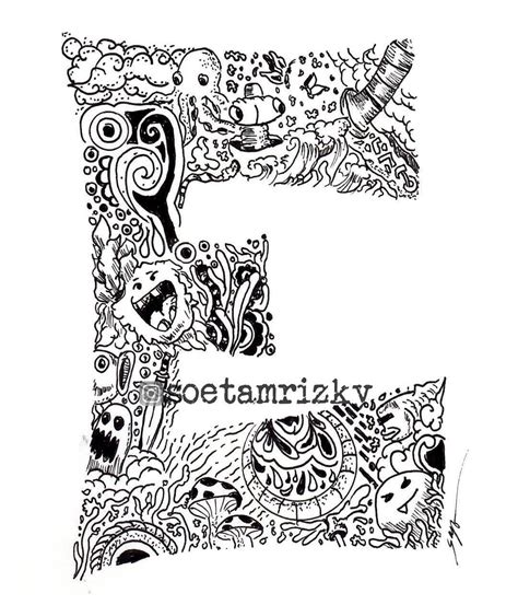 Gambar Doodle Huruf A Z ~ gambar keren terbaik