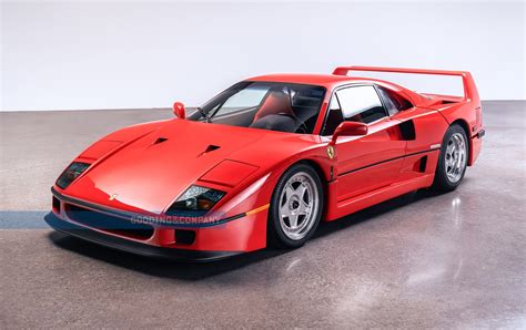 1,832-Mile 1990 Ferrari F40 in Mint Condition Sells for Record-Breaking ...