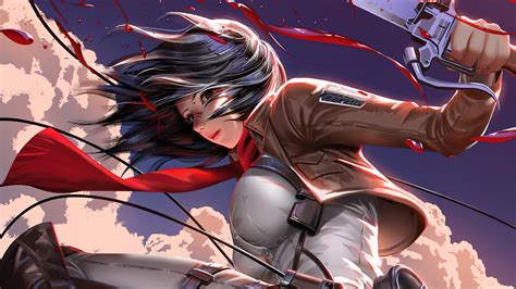 Mikasa Ackerman 4K Ultra HD Wallpaper