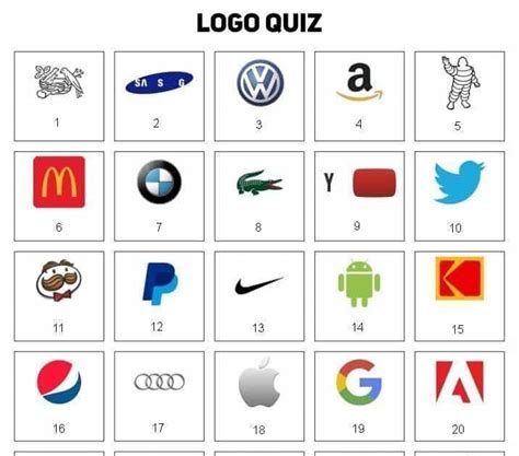 Logo Quiz | Logo quiz, Quiz, Beading tutorials