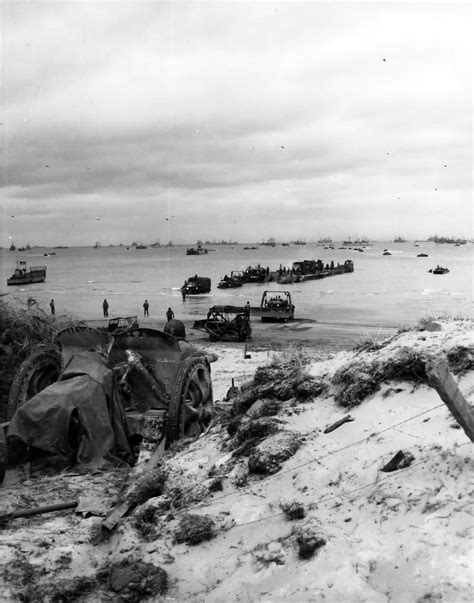 Destruction on D-Day Beach France Normandy 1944 | World War Photos