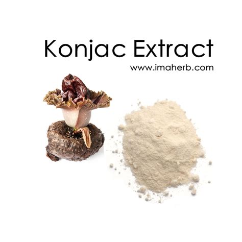 Konjac Extract, Konjac Root Extract, Konjac Glucomannan, Amorphophallus ...