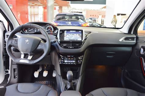 Peugeot 208 GT Line interior dashboard at 2016 Bologna Motor Show