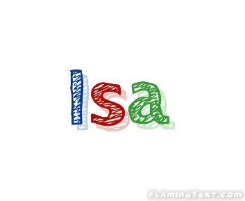 Isa Logo | Free Name Design Tool from Flaming Text