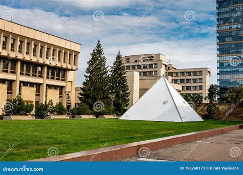 The Main Building of Seimas Palace in Vilnius, Lithuania Editorial ...