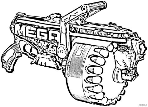 Free Printable Gun Coloring Pages - Printable Templates