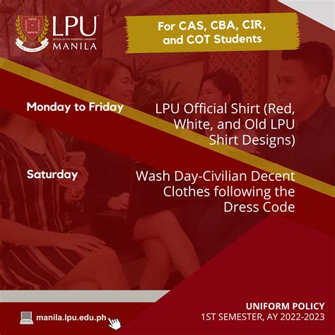 #Announcement | Uniform Policy AY 2022-2023 - Lyceum of the Philippines ...