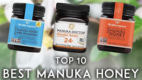 Top 10 Manuka Honey Brands 2019 - YouTube